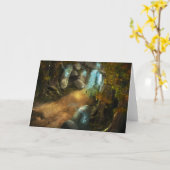 Grußkarten Karte (Gelbe Blume)