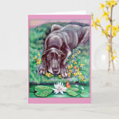 Grußkarten Karte (Gelbe Blume)