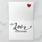 Grußkarten-Liebe Karte (Innenseite)