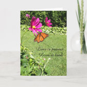 Grußkarten-LoveIsPatient Karte (Vorderseite)