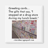 Grußkarten-Magnet Magnet (Vorne)