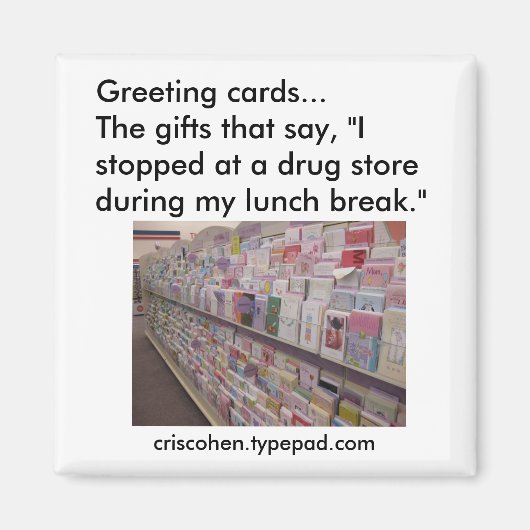 Grußkarten-Magnet Magnet (Vorne)