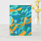 Grußkarten mit Doodles von Jill Karte (Gelbe Blume)