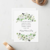 Grußkarten Mitteilungskarte (Vorderseite/Rückseite Beispiel)