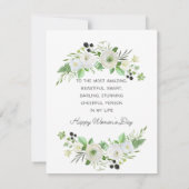 Grußkarten Mitteilungskarte (Rückseite)