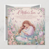 Grußkarten-Muttertagssonderaktion Feiertagskarte (Vorne/Hinten)