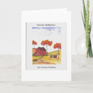 Grußkarten Original Aquarellmalerei Karte