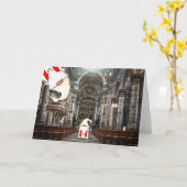 Grußkarten Pastor Gnome Cathedral Karte (Gelbe Blume)