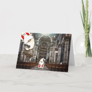 Grußkarten Pastor Gnome Cathedral Karte