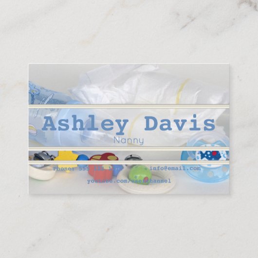 Grußkarten Visitenkarte (Rückseite)