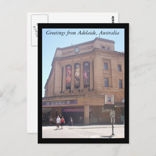 Grußkarten von Adelaide Postkarte (Vorne/Hinten)