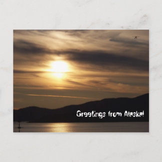 Grußkarten von Alaska Postkarte