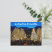 Grußkarten von Breckenridge Postcard Postkarte (Stehend Vorderseite)