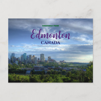 Grußkarten von Edmonton Canada Landschaftlich Post Postkarte
