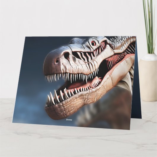 Grußkarten von Fellow T-rexs Karte (Rückseite)