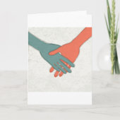 Grußkarten von Handshake Karte (Vorderseite)