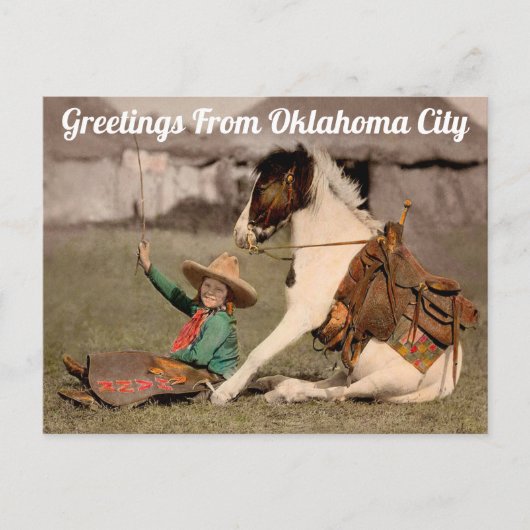 Grußkarten von Oklahoma City Postkarte (Vorderseite)