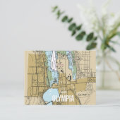 Grußkarten von Olympia WA Postkarte (Stehend Vorderseite)