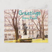 Grußkarten von Paris Postkarte (Vorderseite)