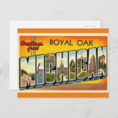 Grußkarten von Royal Oak Michigan Postkarte (Vorne/Hinten)
