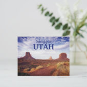 Grußkarten von UTAH Desert Postcard Postkarte (Stehend Vorderseite)