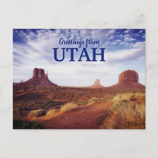 Grußkarten von UTAH Desert Postcard Postkarte (Vorderseite)