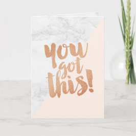 Grußkarten-Werbeaktion Got Sie diese Motivierend Karte