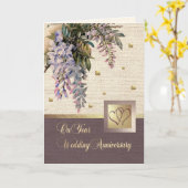 Grußkarten zum Hochzeitstag Karte (Gelbe Blume)