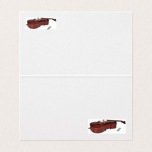 Grußkartencello (Innenseite Aufgefaltet)