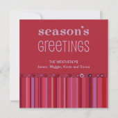 Grußkartenvorlage der Saison Feiertagskarte (Vorderseite)