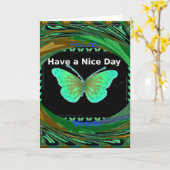 Grußkartenvorlage Karte (Gelbe Blume)