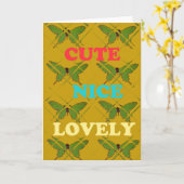 Grußkartenvorlage Karte (Gelbe Blume)