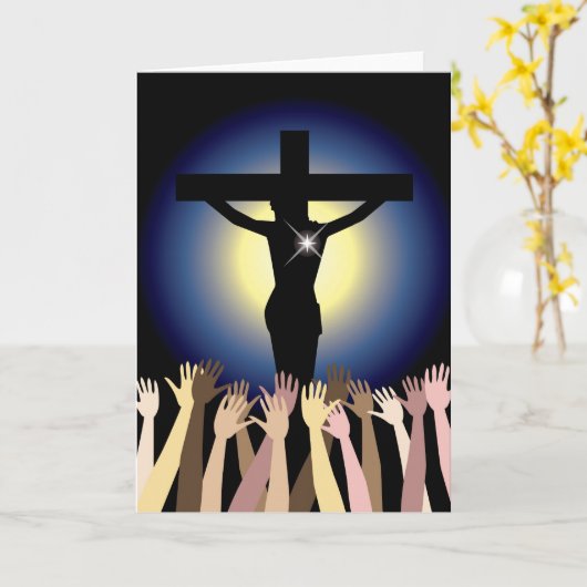 Grußkartenvorlage Karte (Gelbe Blume)