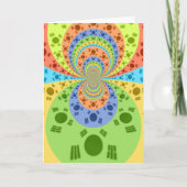 Grußkartenvorlage Karte (Vorderseite)