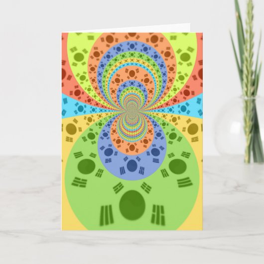 Grußkartenvorlage Karte (Vorderseite)