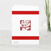 Grußkartenvorlage - Party Karte (Rückseite)