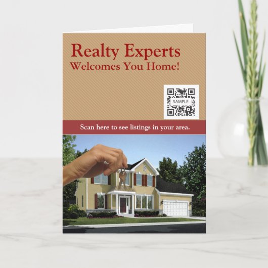 Grußkartenvorlage Realty Experts Karte (Vorderseite)