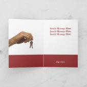 Grußkartenvorlage Realty Experts Karte (Innenseite)