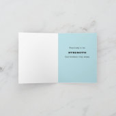 Grußkartenweiblichkeit Dankeskarte (Innenseite)