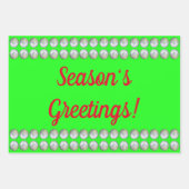 Grußpapier der Saison 3-Pack Geschenkpapier Set (Vorderseite 2)