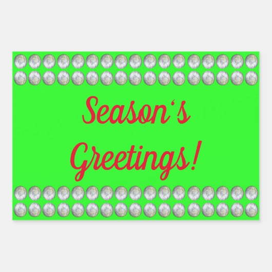 Grußpapier der Saison 3-Pack Geschenkpapier Set (Vorderseite 2)