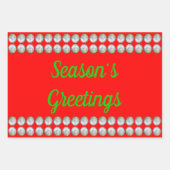 Grußpapier der Saison 3-Pack Geschenkpapier Set (Vorderseite)