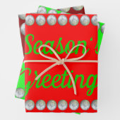 Grußpapier der Saison 3-Pack Geschenkpapier Set (Beispiel)