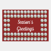 Grußpapier der Saison 3-Pack Geschenkpapier Set (Vorderseite 3)