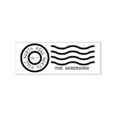 Grußveranstaltung für Airmail Holiday Briefmarke Gummistempel (Stempel)