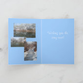 Grußvorschau der Saison Feiertagskarte (Innenseite)