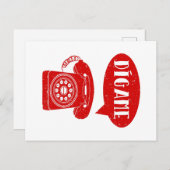 Grußwort für Spanisch Postkarte (Vorne/Hinten)