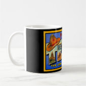 Grußworte aus Texas, dem einsamen Star-Staat Kaffeetasse (Links)