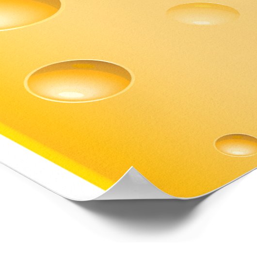 Gruyere Cheese Poster (Ecke)