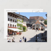 Gruyères, Switzerland postcard Postkarte (Vorne/Hinten)